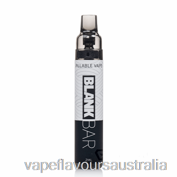 Vape Nicotine Australia BLANK BAR 15K Disposable Pod System Black / White